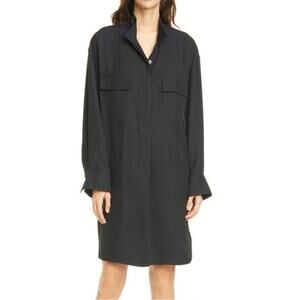 Vince Black Utility Shirtdress Size Small